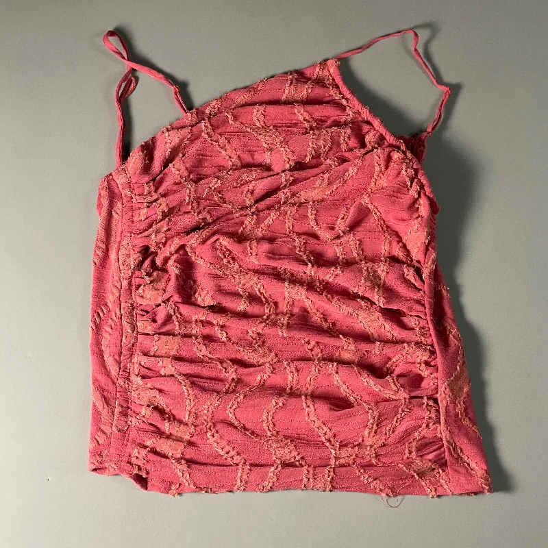 FREE PEOPLE Sand Dunes Tank Top Women's Sz S Red Clover OB1410088 (New) open back tank