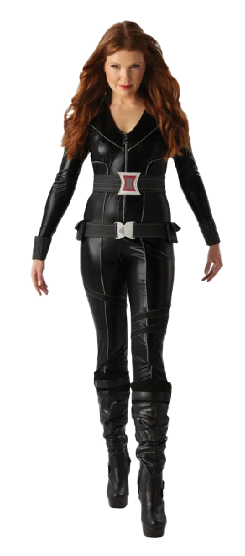 Ladies Black Widow Superhero Fancy Dress The Avengers Halloween Costume Tunics Floral girly Ladies Black Widow Superhero Fancy Dress The Avengers Halloween Costume Tunics Floral girly