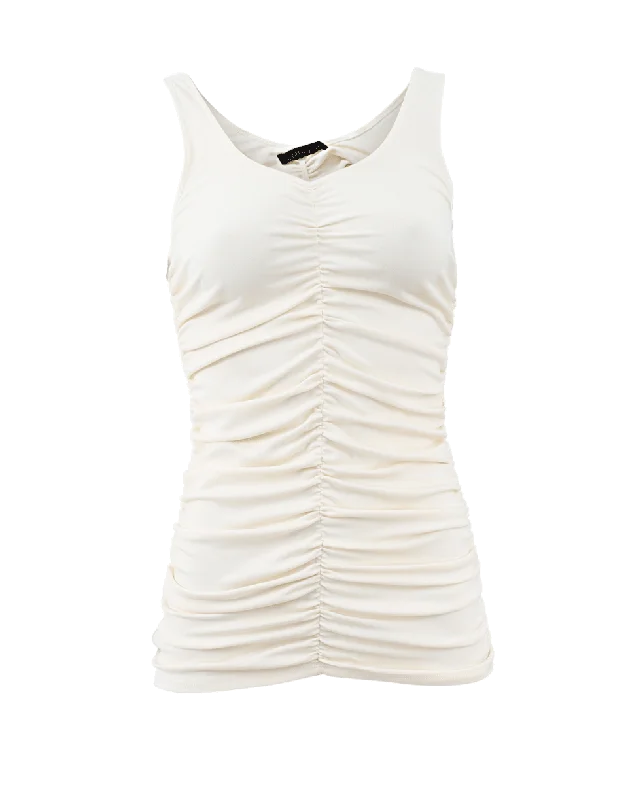 Damia Ruched Tank sleep tank top