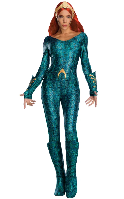 Ladies Secret Wishes Mera Aquaman Superhero DC Comic Fancy Dress Costume Tunic Top Casual Ladies Secret Wishes Mera Aquaman Superhero DC Comic Fancy Dress Costume Tunic Top Casual