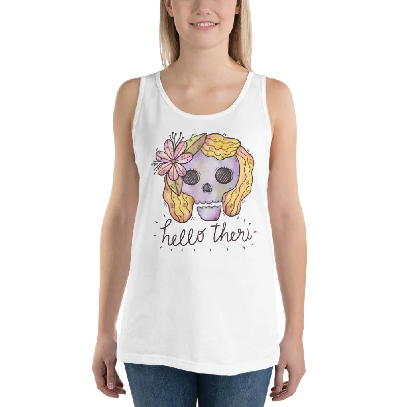 Hello There Women's Tank Top slim fit tank