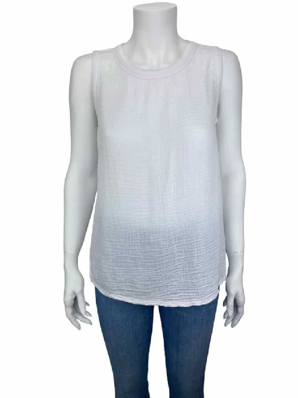 Evereve Redhaute Women's Gauze Tank White Size S crossback tank top