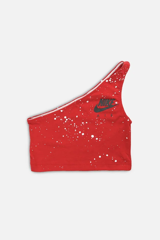 Rework Nike One Shoulder Tank - S crew neck tank
