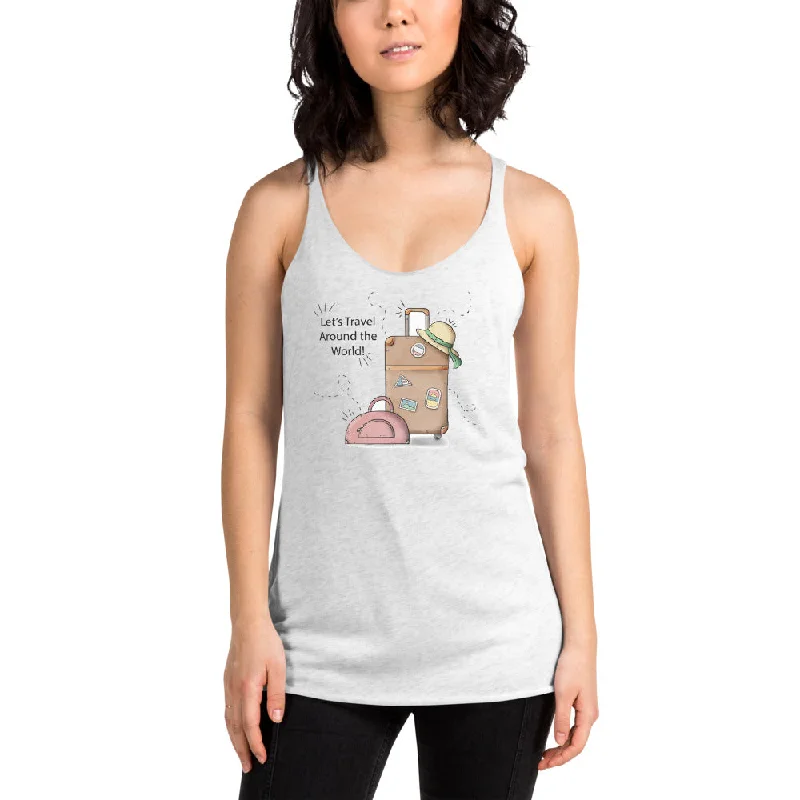 Travel Around The World Women's  Tank athletic tank top