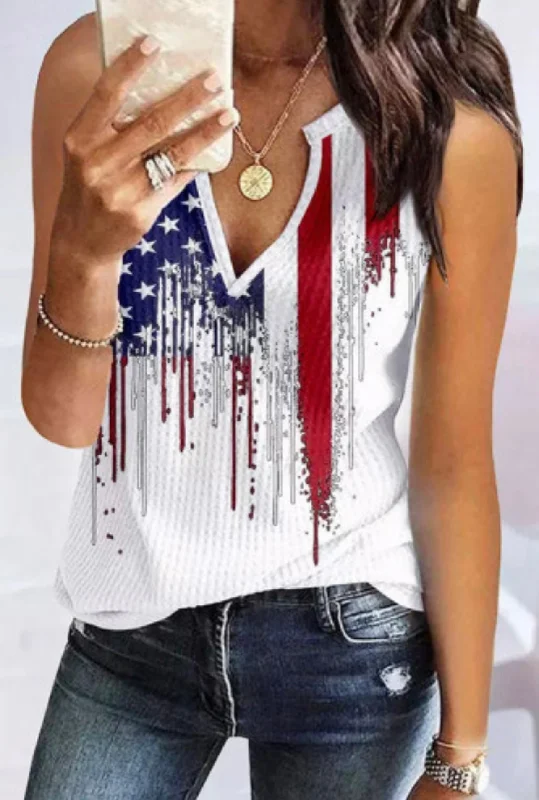 Americana tank strapless tank top