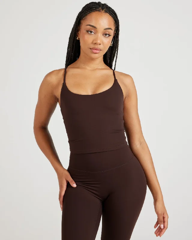 Airey Tank - Espresso bold tank top