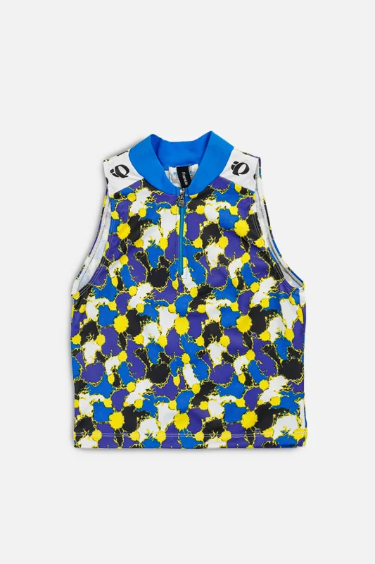 Rework Cycling Tank - M floral tank top