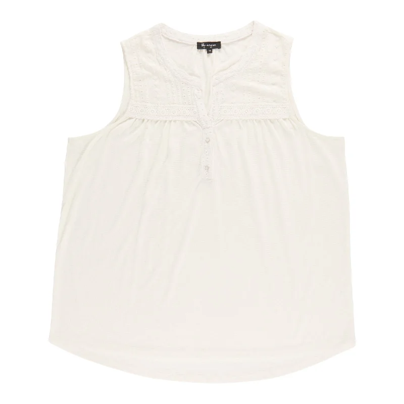 lily morgan Women's Plus V-Neck Tank Top essential tank top