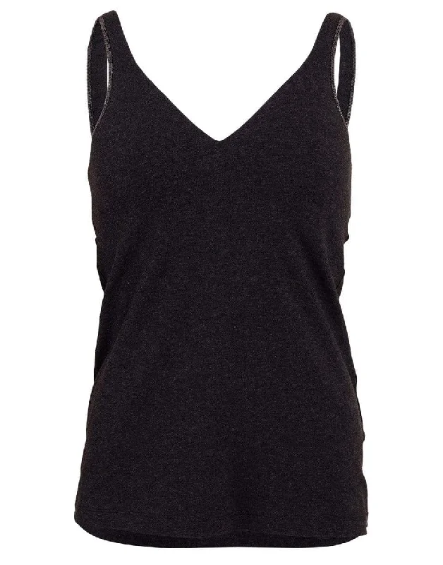 Monili Strap Jersey Tank fitness tank top