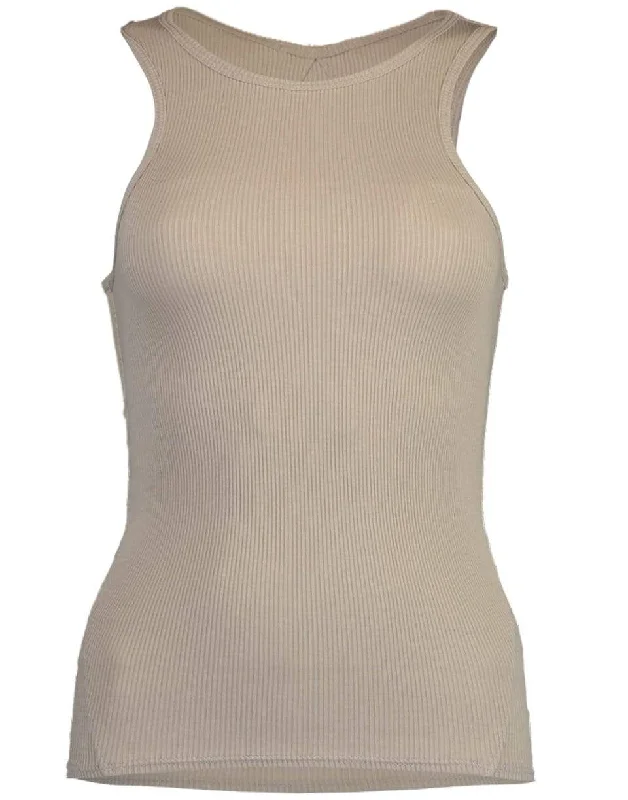 The Essential Rib Tank - Grey tie dye tank