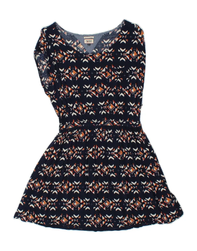 TOMMY HILFIGER Womens A-Line Dress UK 12 Medium Navy Blue Fair Isle Tunics Exclusive limited TOMMY HILFIGER Womens A-Line Dress UK 12 Medium Navy Blue Fair Isle Tunics Exclusive limited