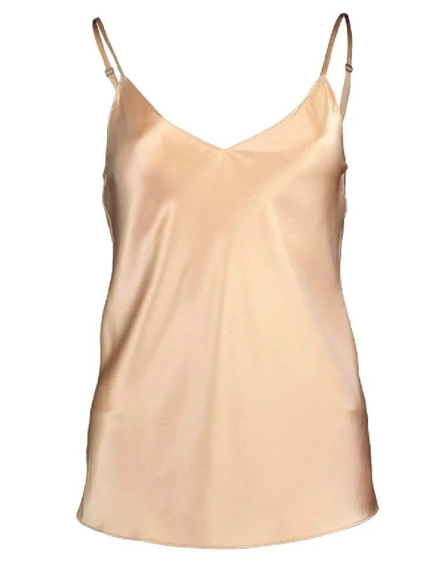 Sugar Gloria Silk Tank Top cropped tank top