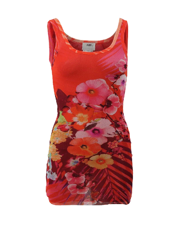 Printed Tank open back tank