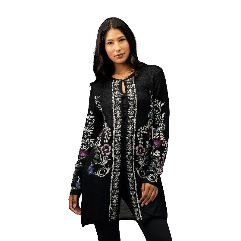 Hanna Long Sweater Toggled Drawstring Belted