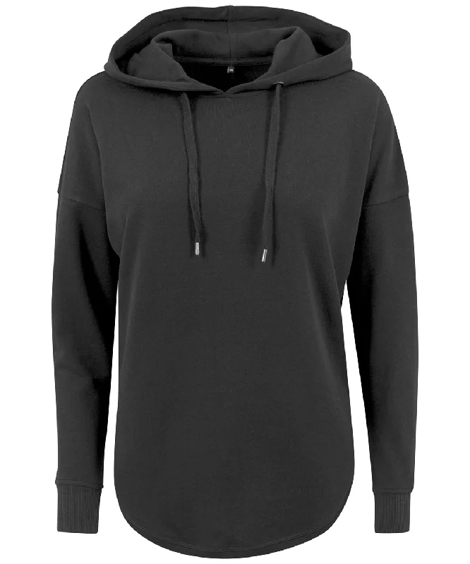 Black - Women's oversized hoodie Hoodie with Zipper Versatile Modern