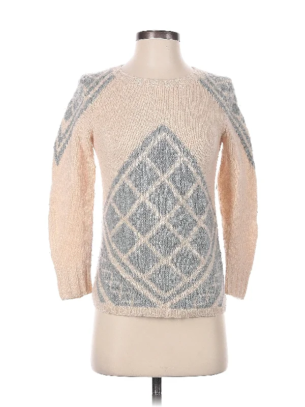 Wool Pullover Sweater Over Sleeve Pullover