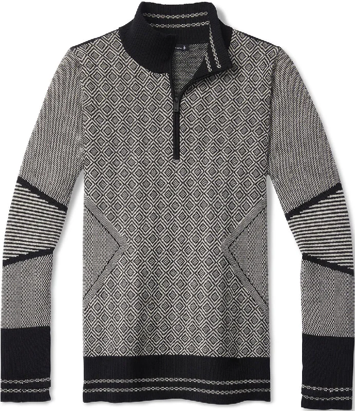Dacono Half Zip Sweater - Women's|-|Chandail à demi-fermeture éclair de Dacono - Femme Herringbone Houndstooth Plaid