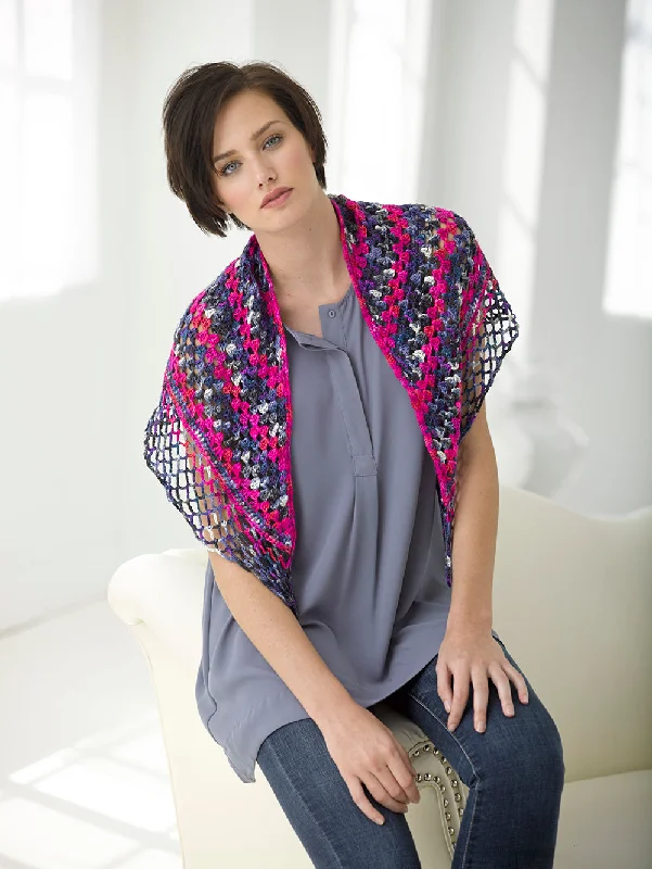 Yin Yang Shawl (Crochet) Fashionable Oversized Shawl