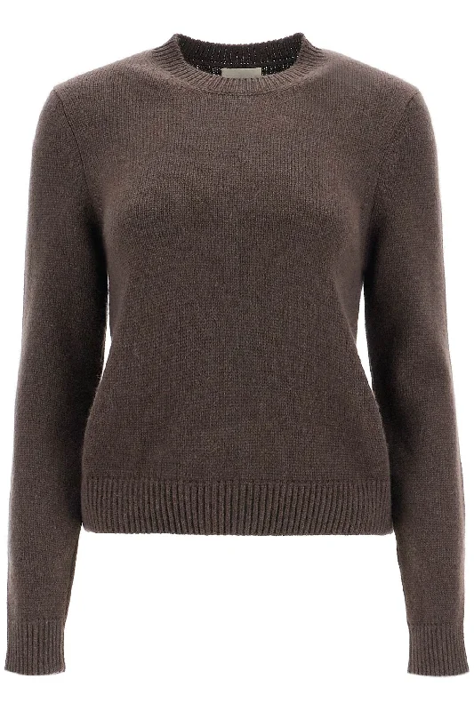 cashmere leta pullover 9734650 COFFEE Thick Cable Knit