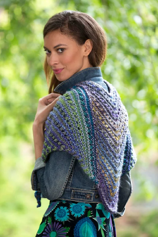 Simple Lace Shawl (Knit) Comfortable Silk Shawl