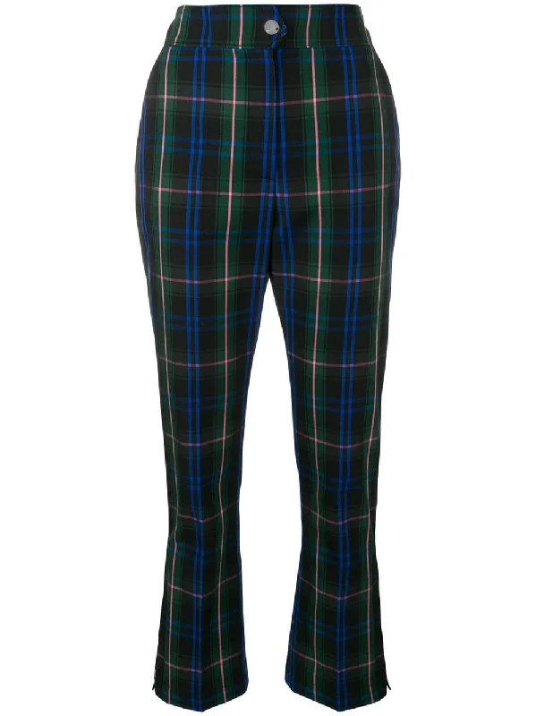 cropped tartan trousers Trousers Capri Summer