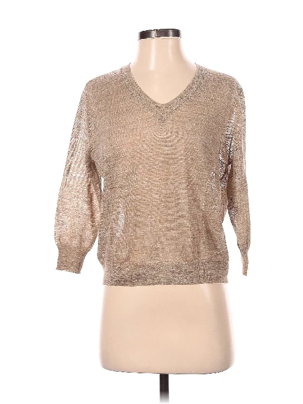 Pullover Sweater Tapered Sleeve Pullover