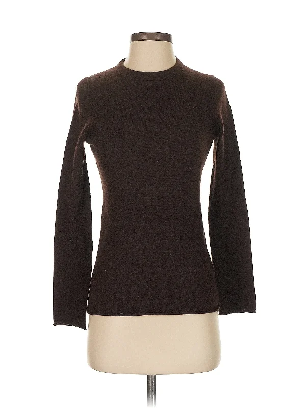 Cashmere Pullover Sweater Textured Knit Design