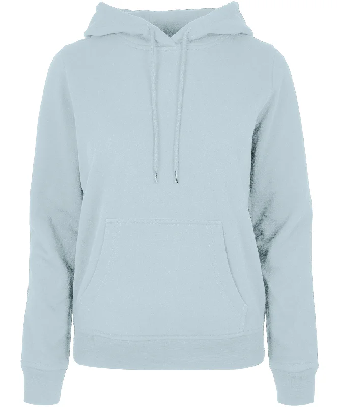 Ocean Blue - Women's basic hoodie Hoodie with Button Placket Classic Preppy