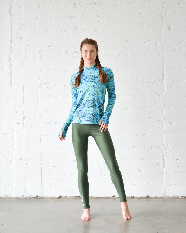WOMEN'S PULLOVER RAGLAN - DEEP Square Neck Pullover