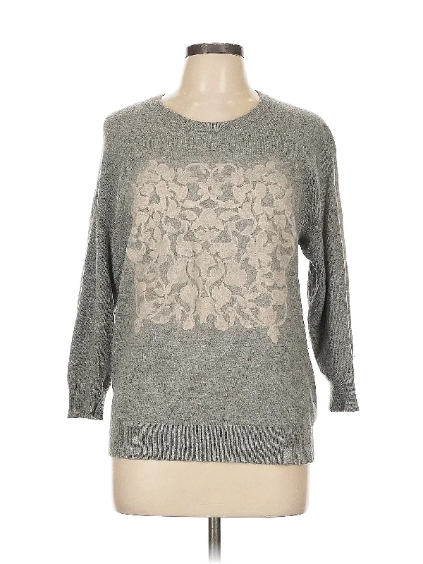 Wool Pullover Sweater Mock Neck Pullover