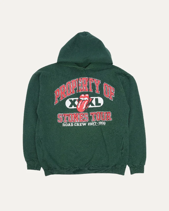 1997 Rolling Stones Road Crew Tour Hoodie Hoodie with Illustration Artistic Creative