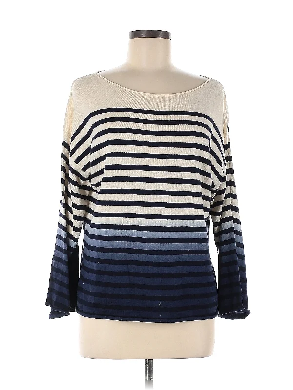 Pullover Sweater Asymmetrical Hem Sweater