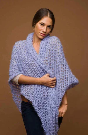 Romantic Speed Hook Shawl (Crochet) Fashionable Silk Shawl Wrap