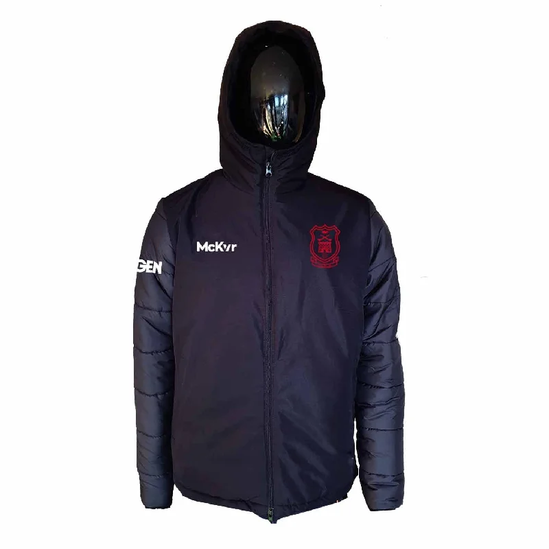 Mc Keever Cuala GAA Core 22 Stadium Jacket - Adult - Navy Appliqued Jacket Beaded Jacket Sequined Jacket