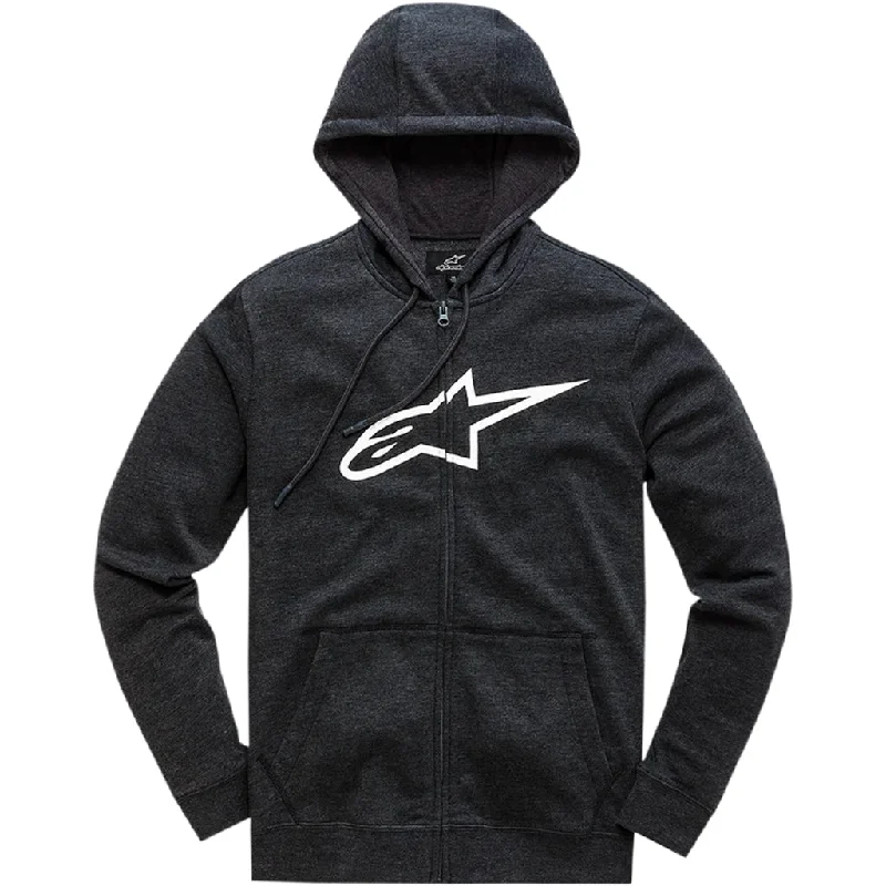 Alpinestars - Ageless Black/White Zip Hoodie Oversized Hoodie Comfort Casual