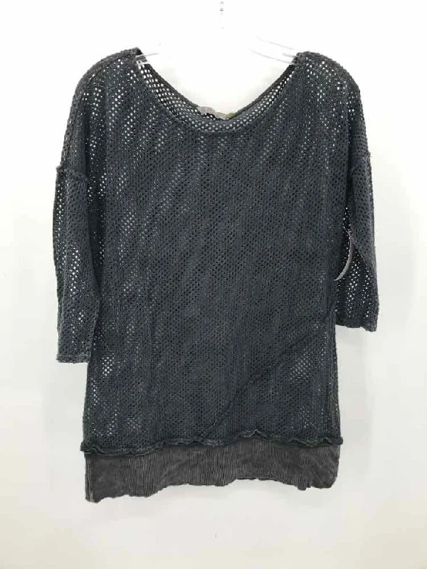 Pre-Owned Chalet Black Size Small Sweater Neon Metallic Matte