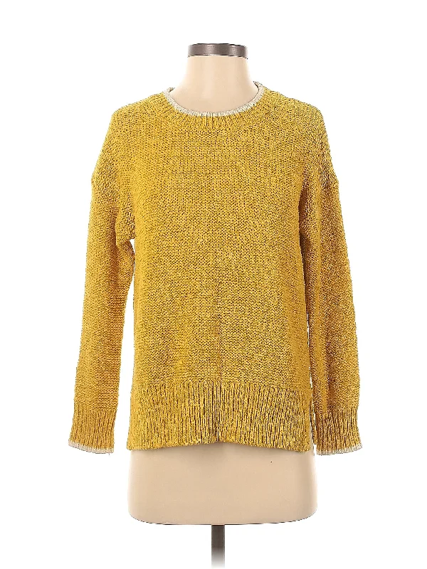 Pullover Sweater Shirred Sleeve Feminine