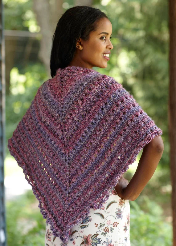 Splendid Triangle Shawl (Knit) - Version 2 Classic Wool Shawl Wrap