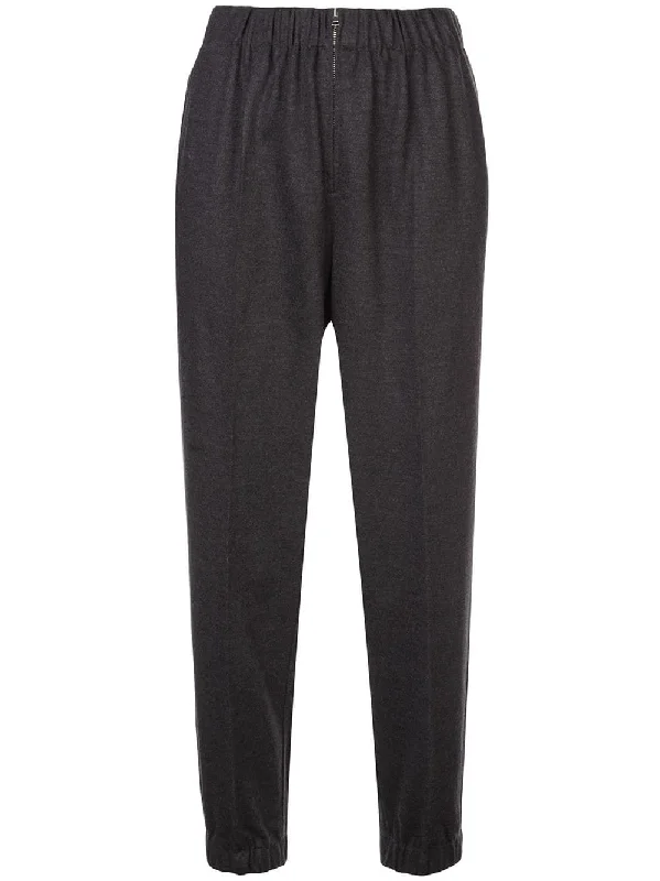 tapered wool trousers Trousers fashionable chic