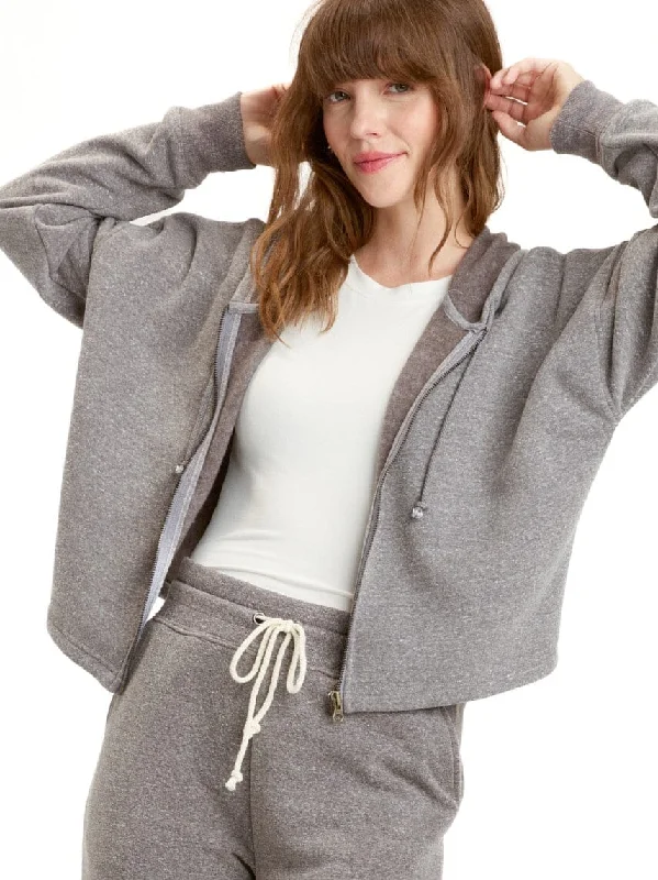 Venetia Crop Hoodie Hoodie with Elastic Waist Stretchable Comfortable