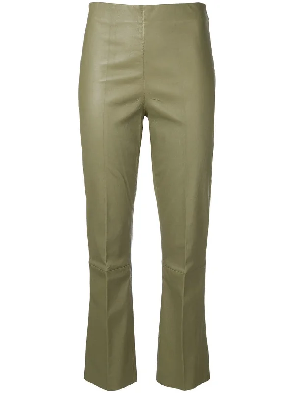 Florentina stretch-fit leather trousers Trousers sophisticated sleek