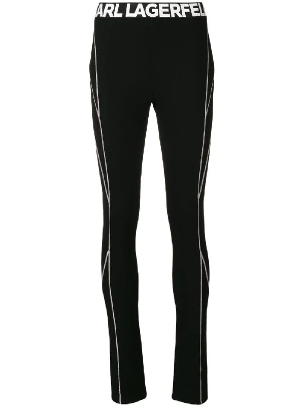 logo trousers Trousers Office Stylish