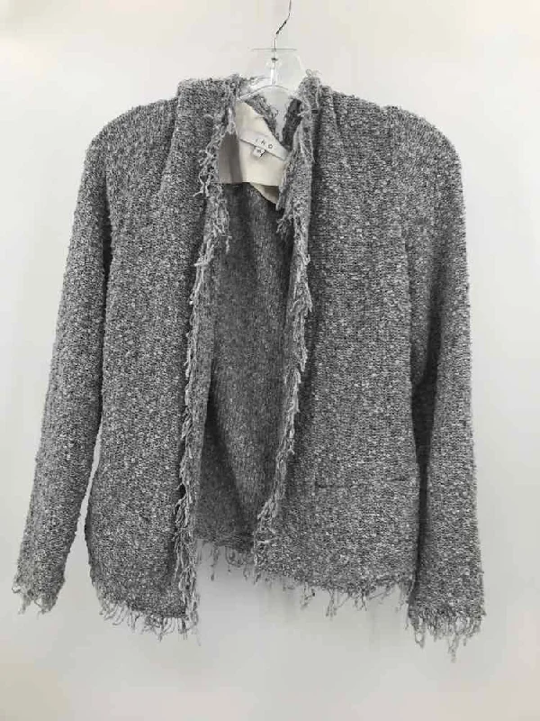 Pre-Owned IRO Grey Size 38 Sweater Machine Wash Dry Clean Hand Wash