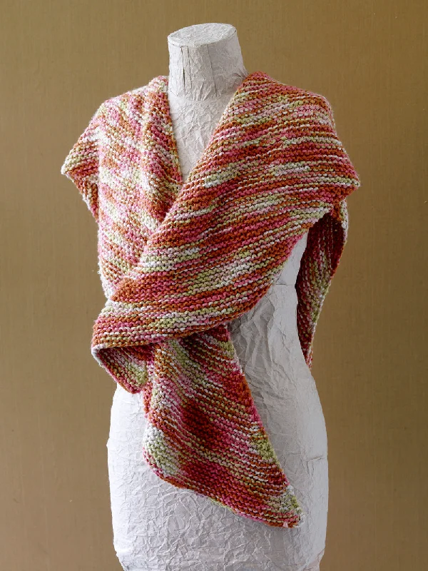V Shawl (Knit) - Version 5 Cozy Fleece Shawl Cape