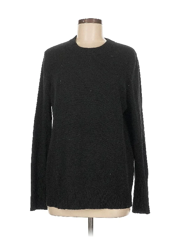 Cashmere Pullover Sweater Ruffled Neck Pullover