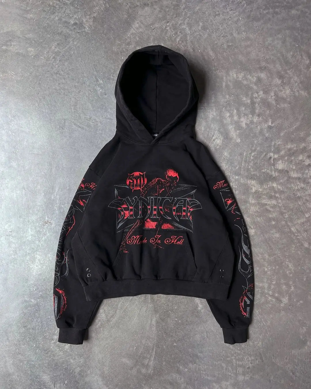 Advbridge American Harajuku High Street Streetwear Oversized Print Graphic Pattern Pullover Hoodie Hip Hop Sweatshirt for Men and Women Asymmetrical Neck Pullover