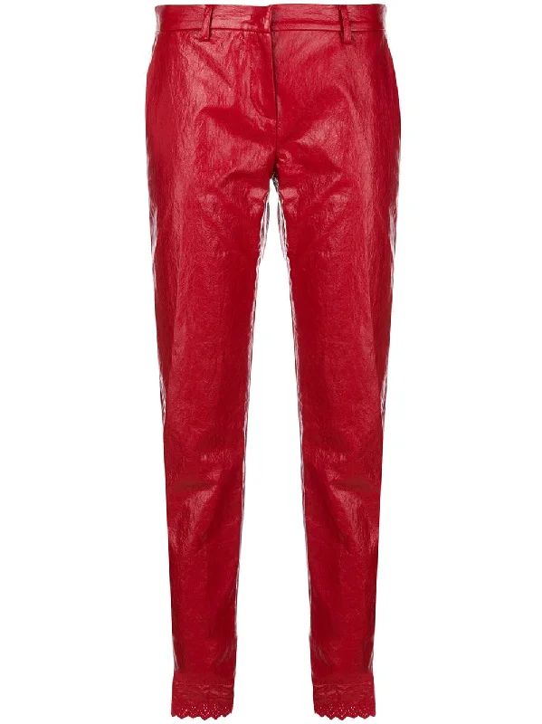 slim-fit biker trousers Trousers versatile functional