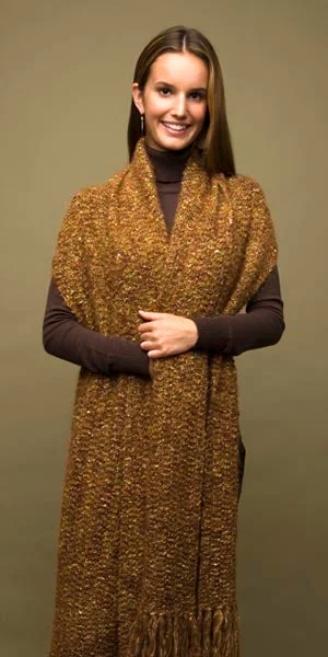 Elegant Comfort Shawl (Crochet) Stylish Oversized Wool Shawl