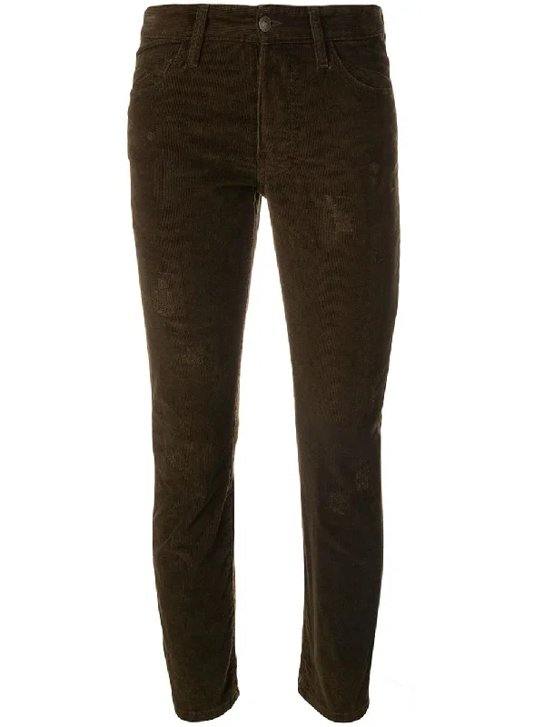 distressed corduroy trousers Trousers fashionable trendy