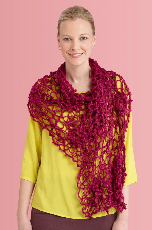 Irish Crochet Shawl - Version 2 Fashionable Pashmina Shawl